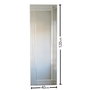 Hanah Home Espejo A303D Plata 40x120 cm